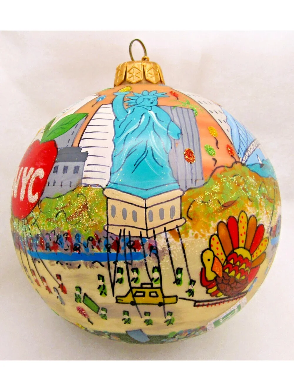 Michael Storrings for Landmark Creations Fanfare NYC Ornament with Tag and Box